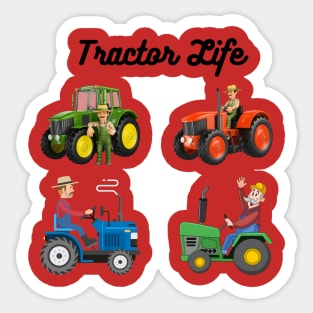 Tractor Life Sticker